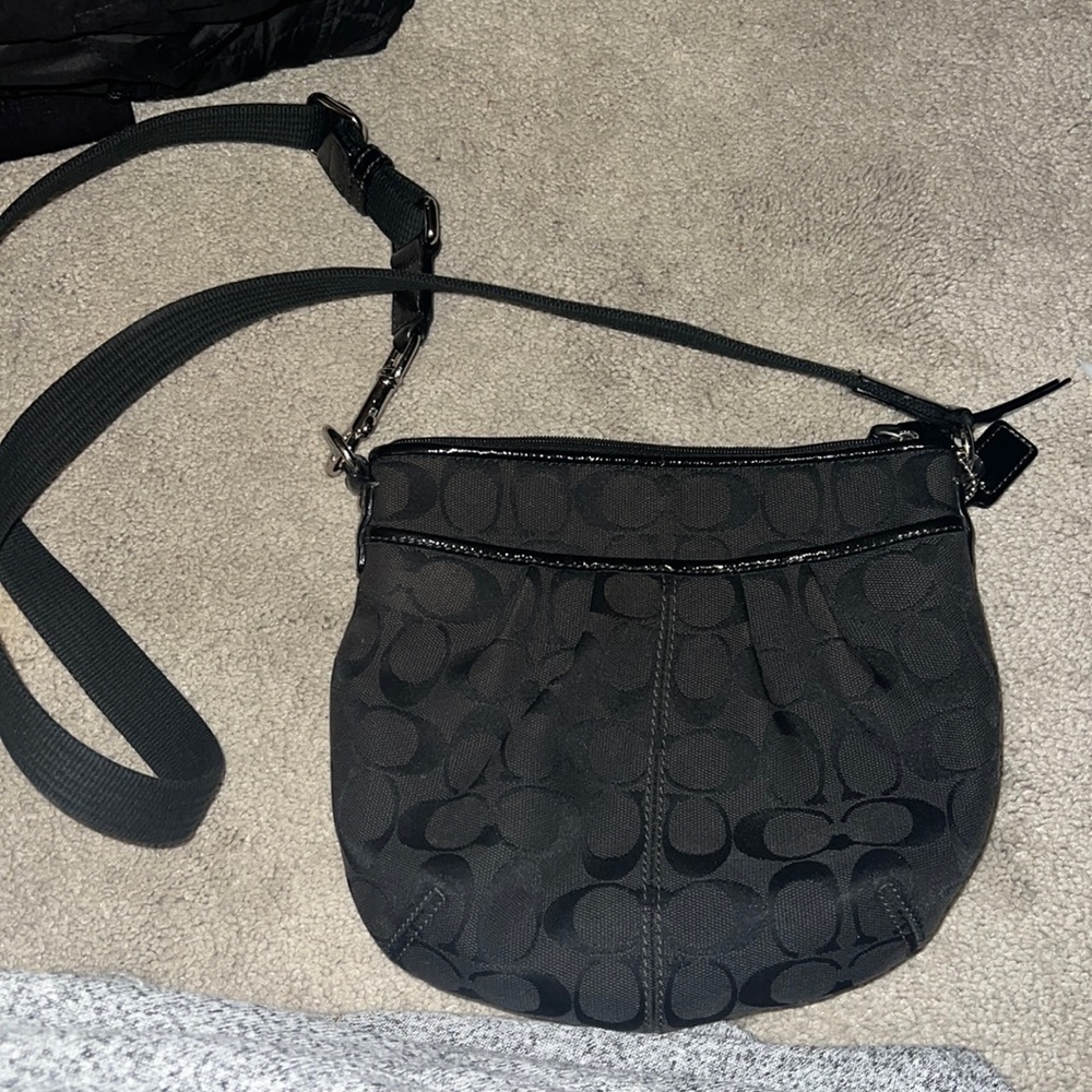 Coach black crossbody
